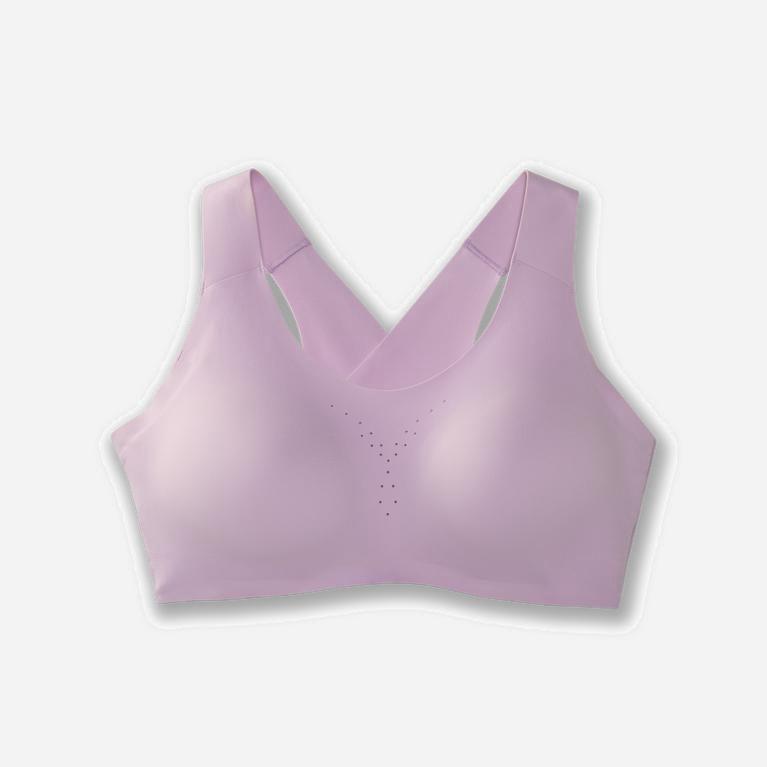 Brooks Women's Dare Crossback Running Bra Singapore - Orchid Haze/Purple (10685-OMJG)